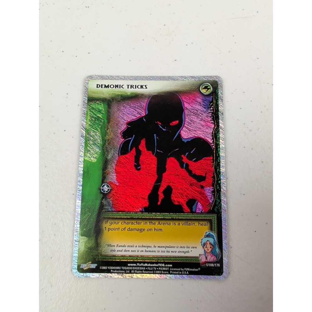 2003 Yu Yu Hakusho TCG - Demonic Tricks FOIL U108/176